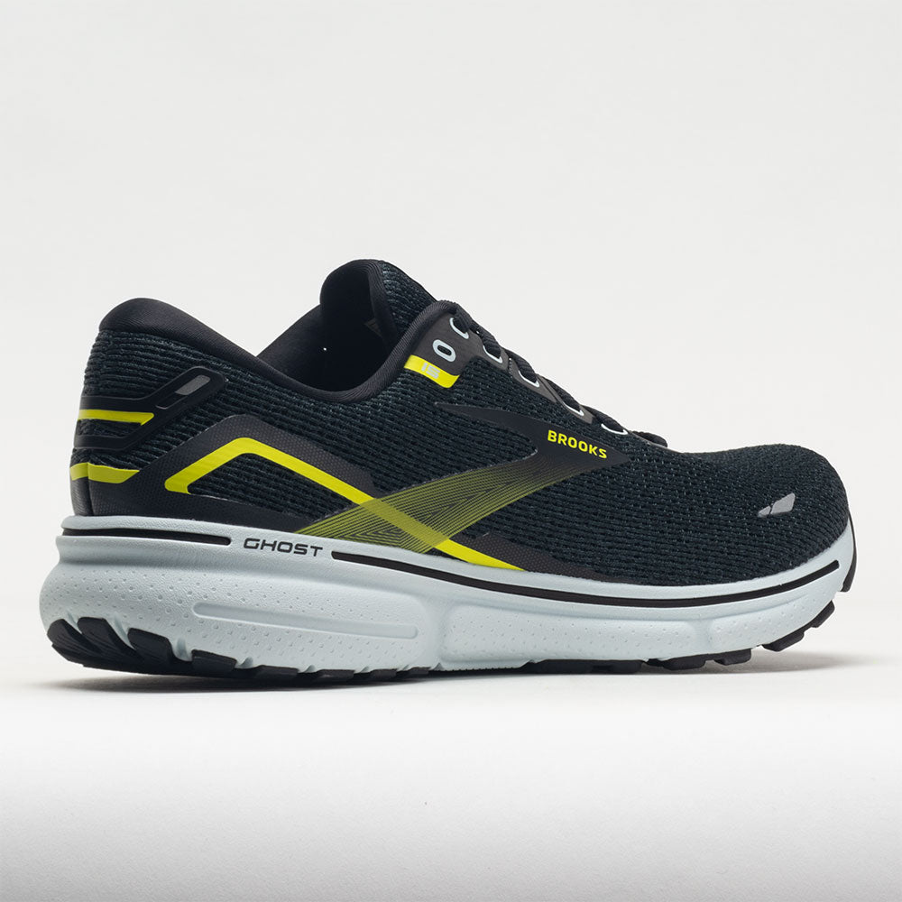 Brooks Ghost 15 Men's  Black/Ballad Blue/Sulphur