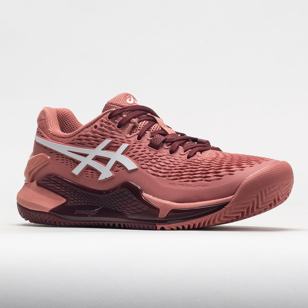ASICS GEL-Resolution 9 Clay Women's  Light Garnet/White
