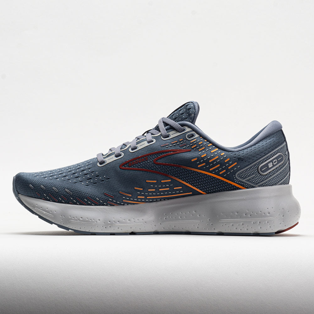 Brooks Glycerin 20 Men's  Grey/Chili Oil/Orange