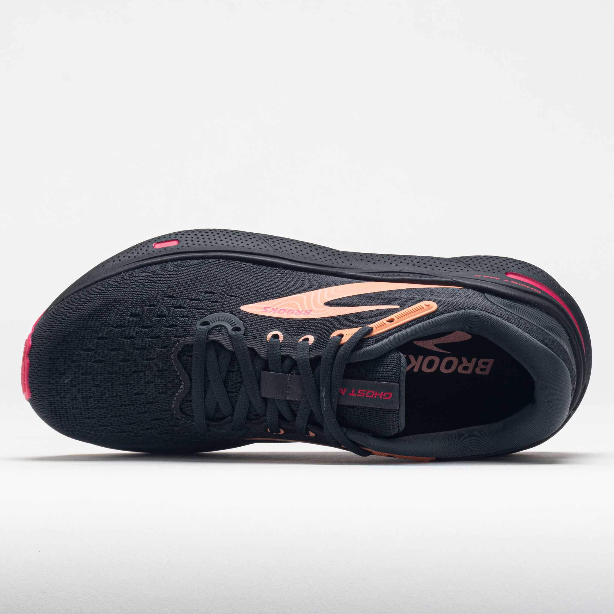 Brooks Ghost Max Women's  Black/Papaya/Raspberry